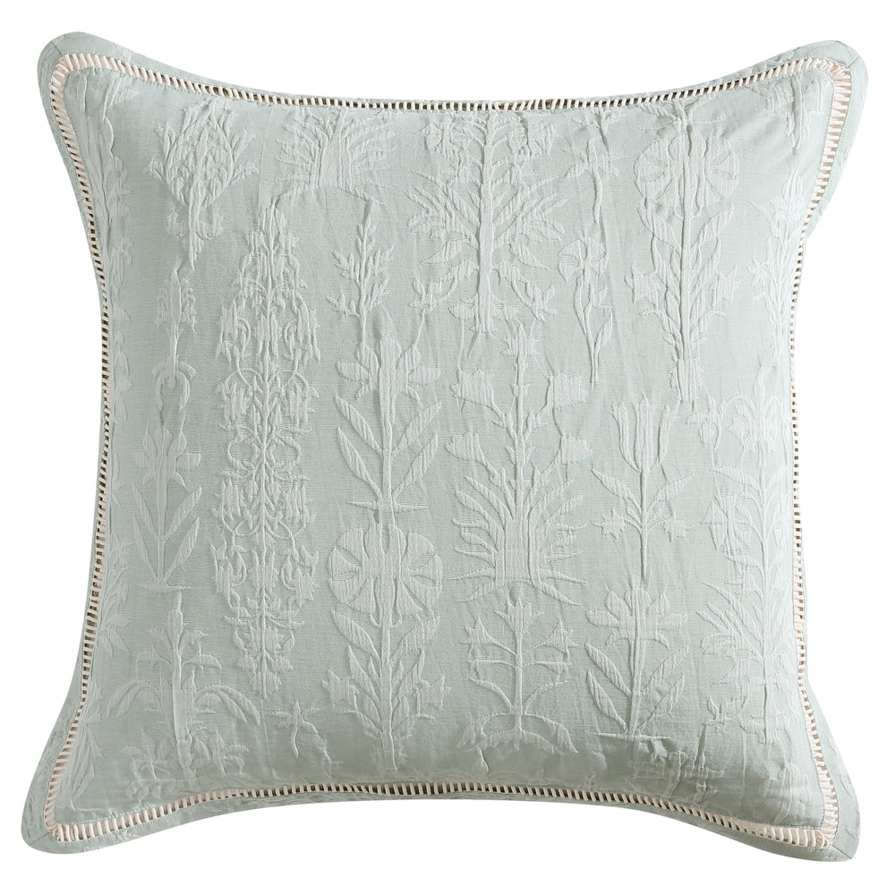 Private Collection Florence Sage European Pillowcase | My Linen