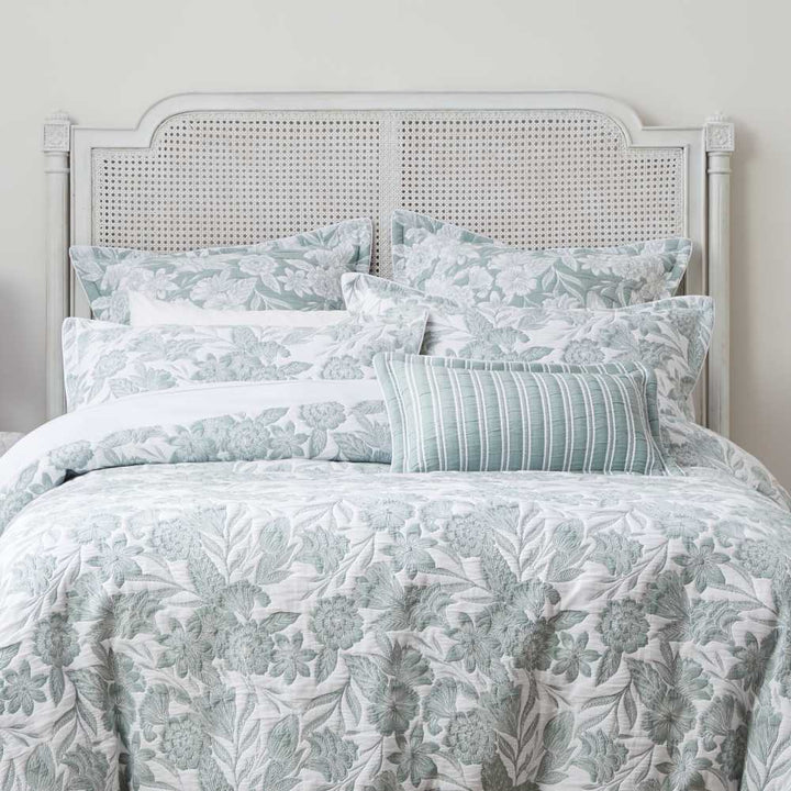 Hayman Mist Quilt Cover Set | Queen Bed