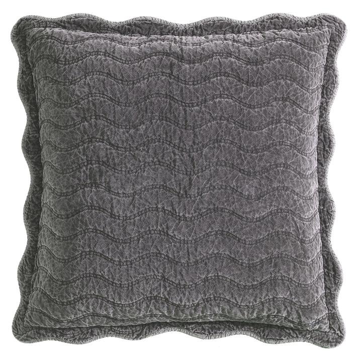 Private Collection Indiana Charcoal European Sham | My Linen