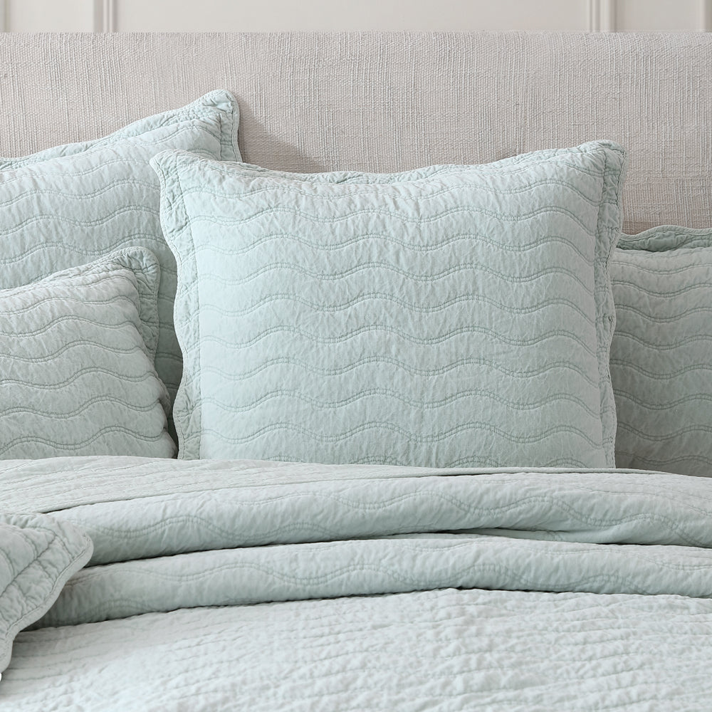 Private Collection Indiana Sage European Sham Lifestyle | My Linen
