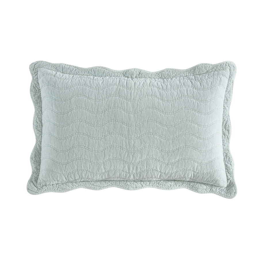 Private Collection Indiana Sage Pillowsham Pair | My Linen