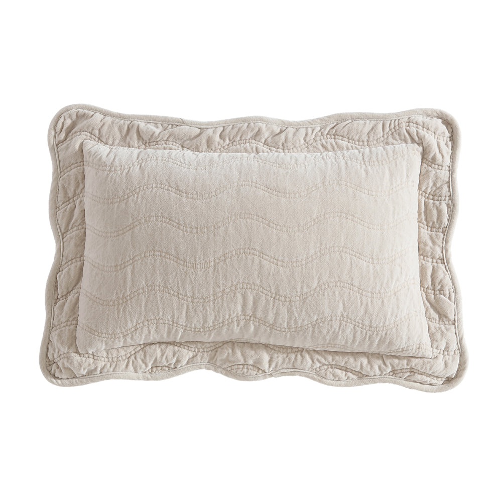 Indiana stone Pillowsham Pair | 2 Pack