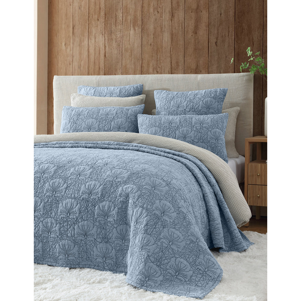 Private Collection Lilian Denim Standard Pillowsham Lifestyle | My Linen