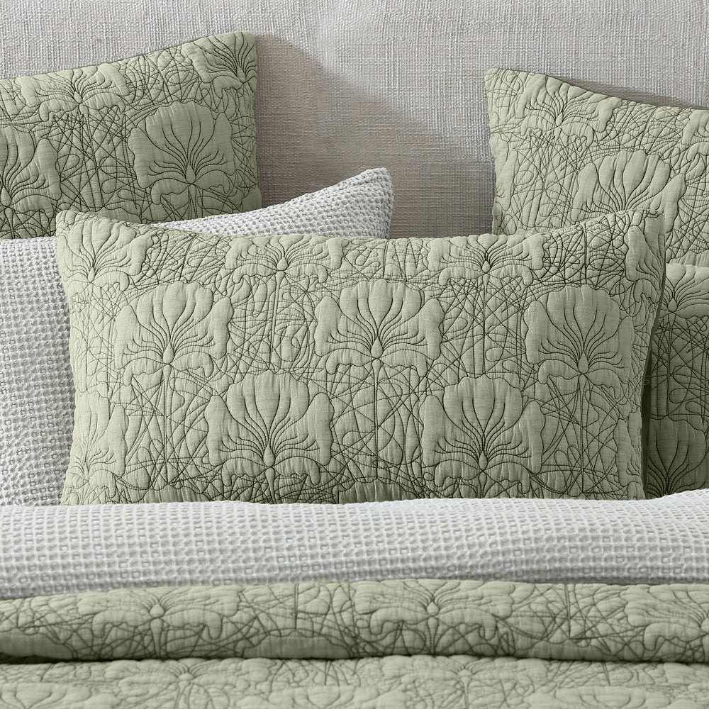 Private Collection Lilian Moss Standard Pillowsham | My Linen