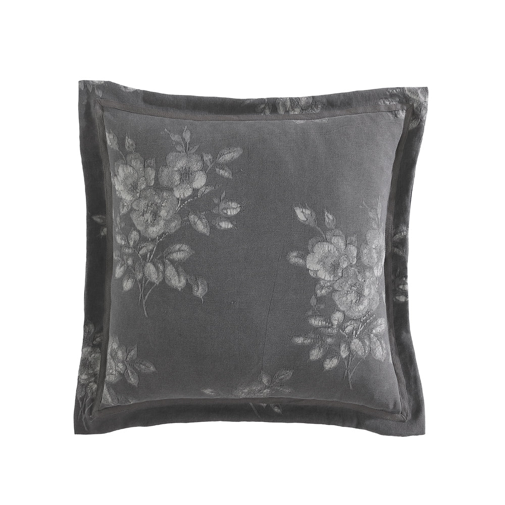 Private Collection Maisey Charcoal Square Filled Cushion | My Linen