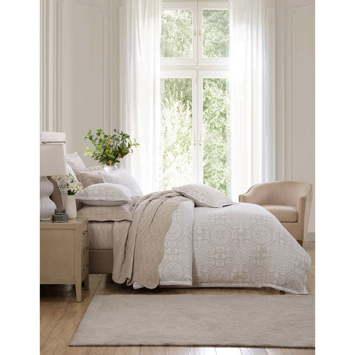 Mayfair Stone Quilt Cover Set | King Bed
