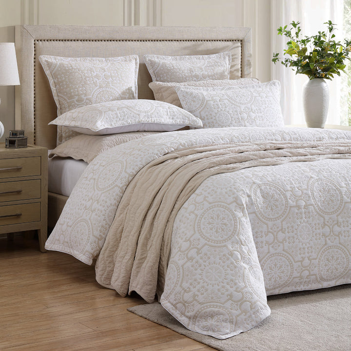 Mayfair Stone Quilt Cover Set | Queen Bed