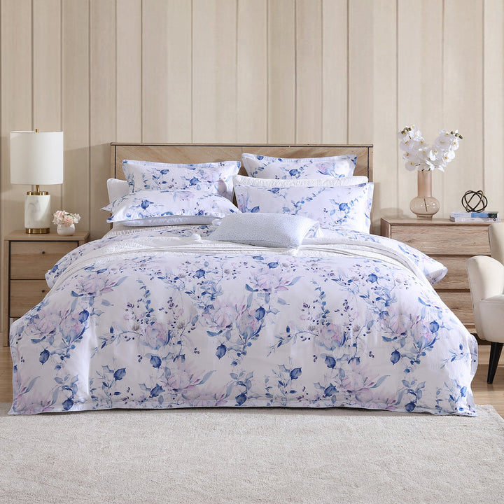 Millicent Chambray Quilt Cover Set | King Bed