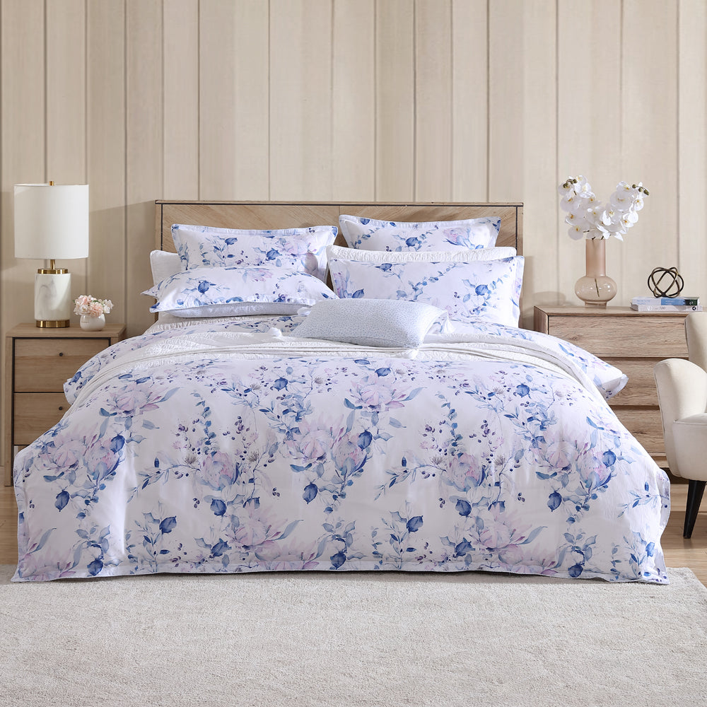 Millicent Chambray Quilt Cover Set | Queen Bed