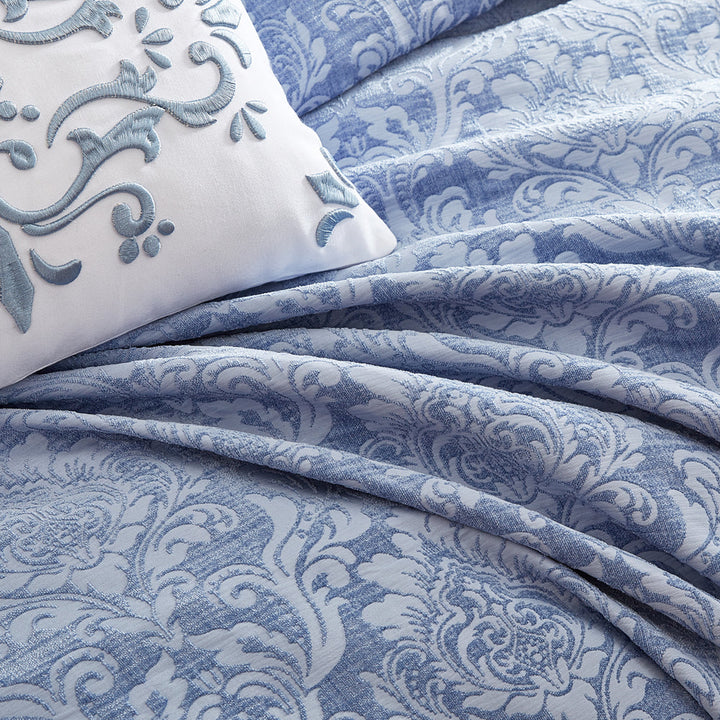 Monterey Wedgwood Quilt Cover Set | Queen Bed