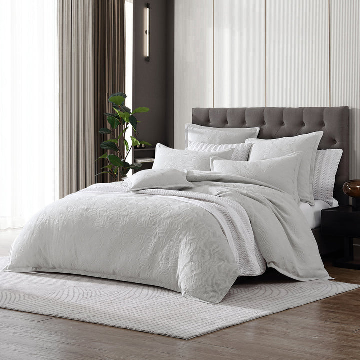 Nara Stone Quilt Cover Set | King Bed