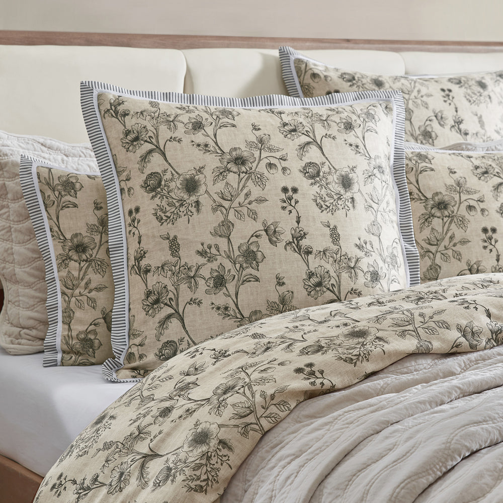 Private Collection Perpetua Natural European Pillowcase Lifestyle| My Linen