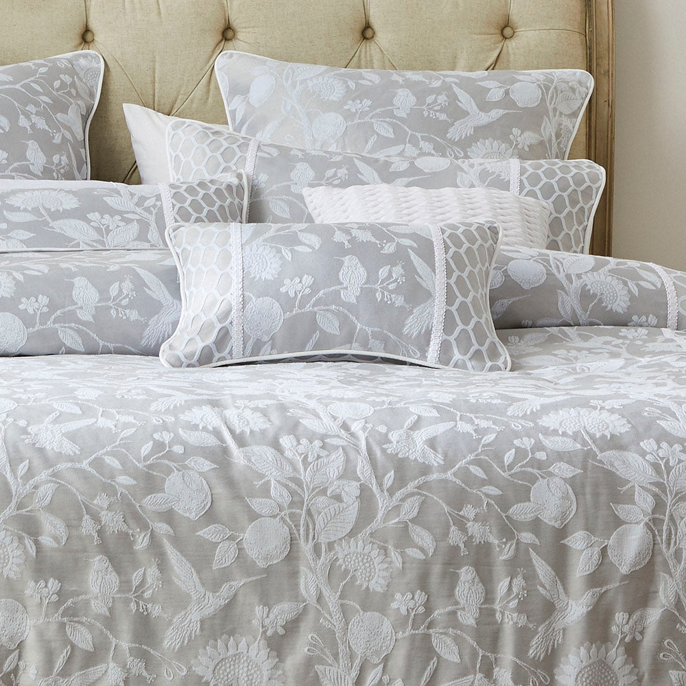 Philomena Dove Quilt Cover Set | King Bed