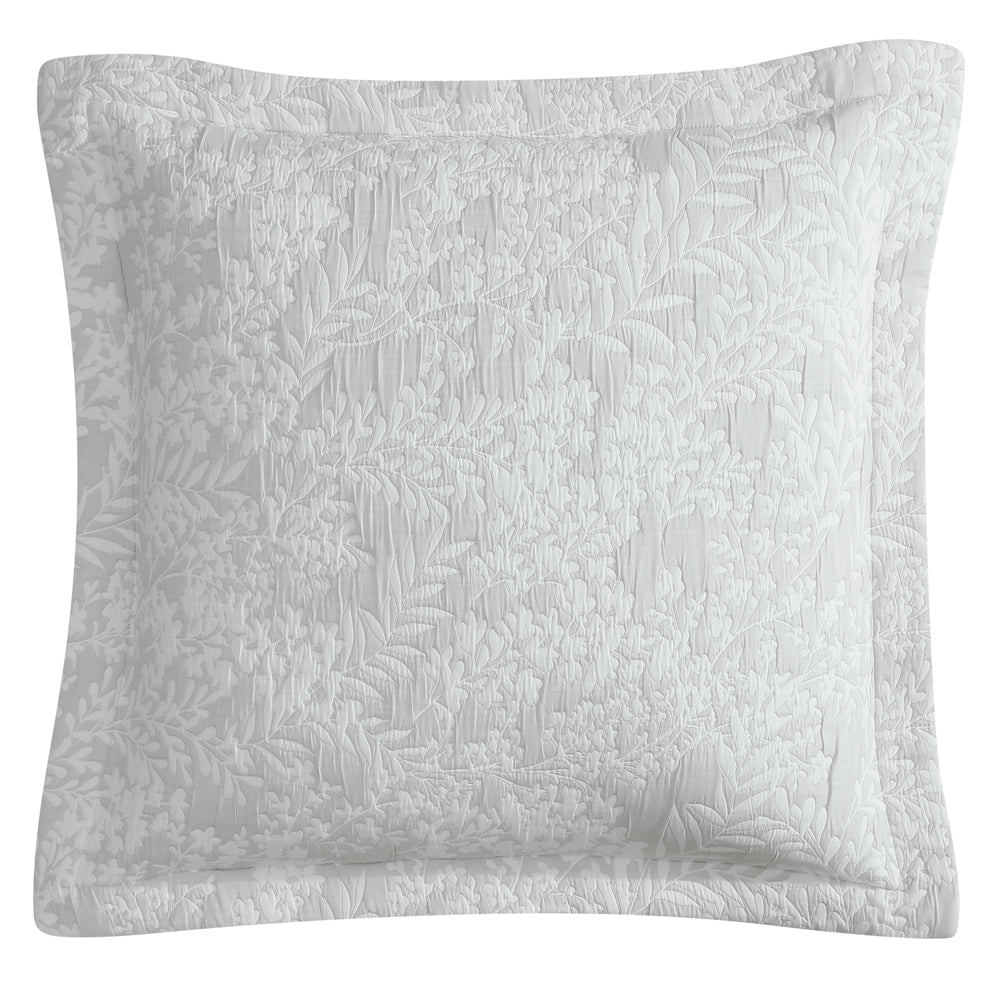 Private Collection Quinn Silver European Pillowcase | My Linen