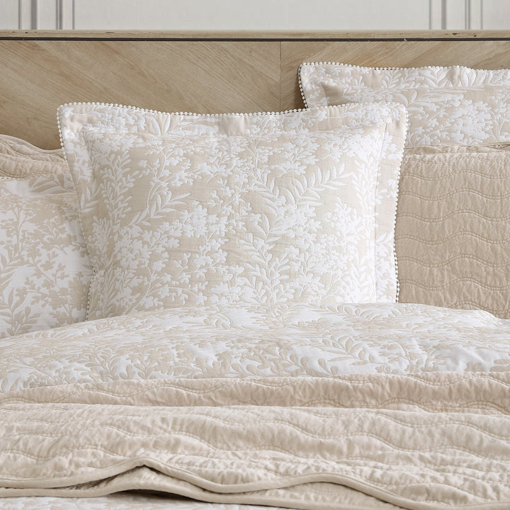 Quinn Stone Quilt Cover Set | Queen Bed