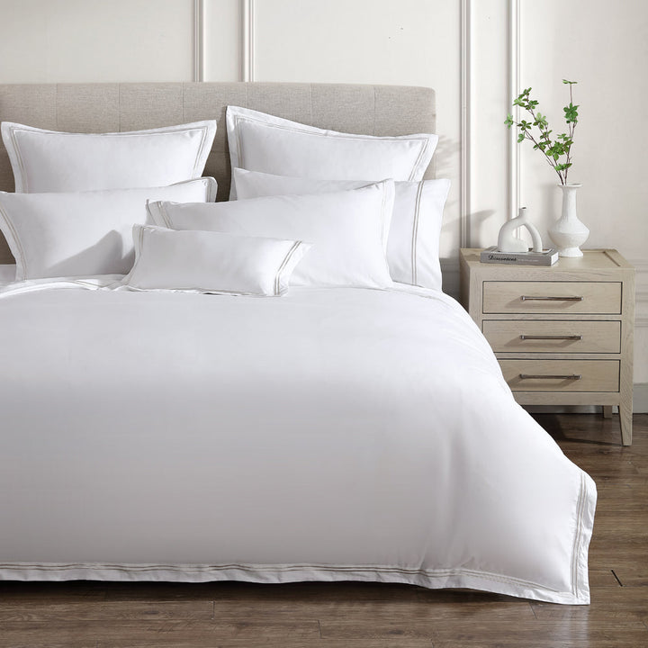 Santiago Stone Quilt Cover Set | Queen Bed