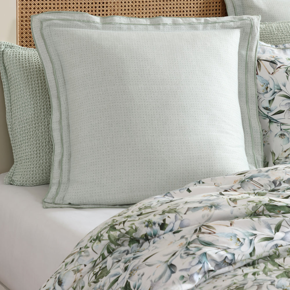 Private Collection Starlet Sage European Pillowcase Lifestyle | My Linen