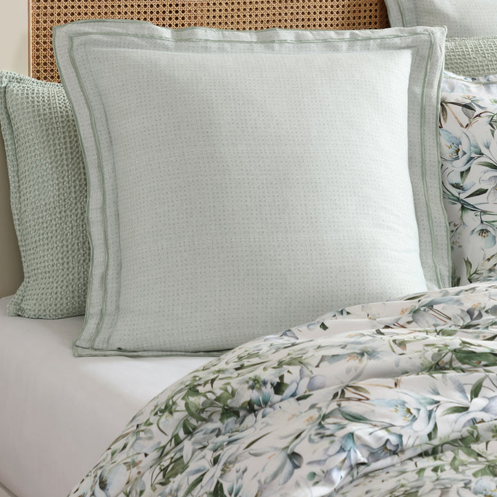 Private Collection Starlet Sage European Pillowcase Lifestyle | My Linen