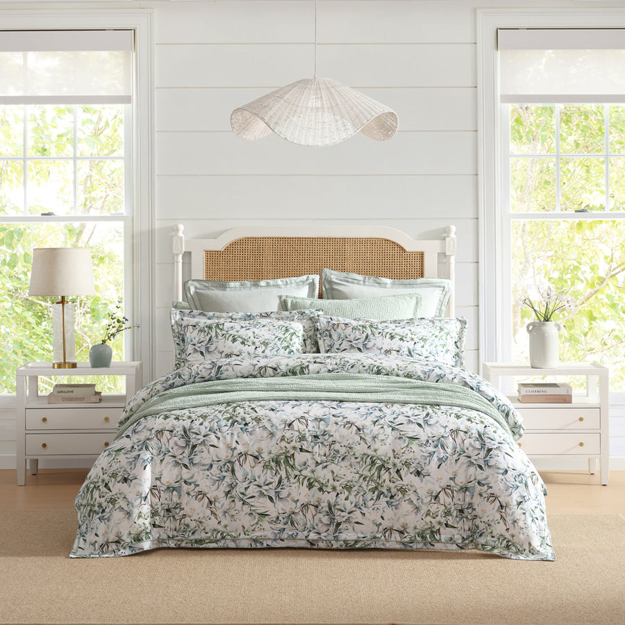 Private Collection Starlet Sage Quilt Cover Set | My Linen