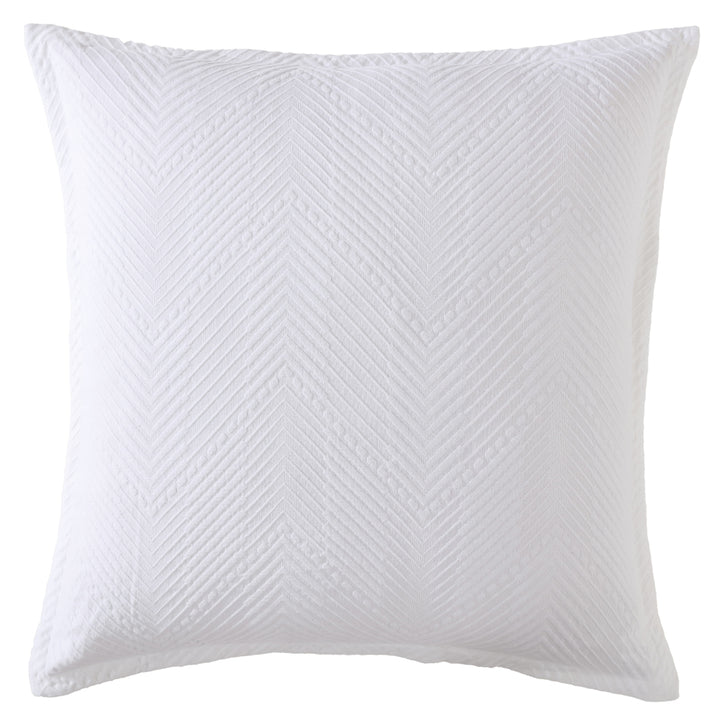Private Collection Viva White European Pillowcase | My Linen