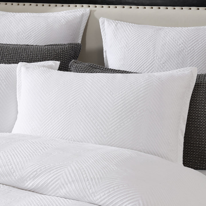 Private Collection Viva White Quilt Cover Set Pillow | My Linen