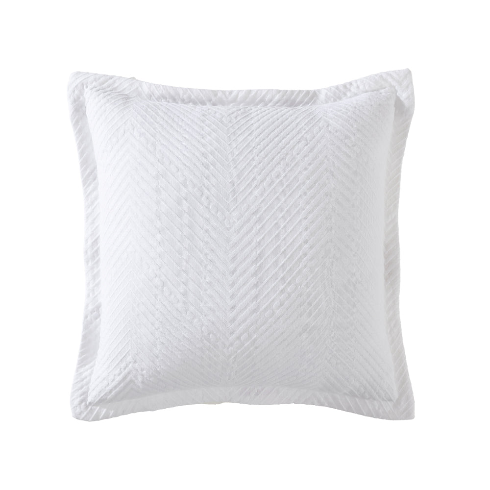 Private Collection Viva White Square Filled Cushion | My Linen