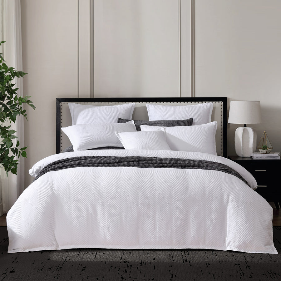 Private Collection Viva White Quilt Cover Set | My Linen