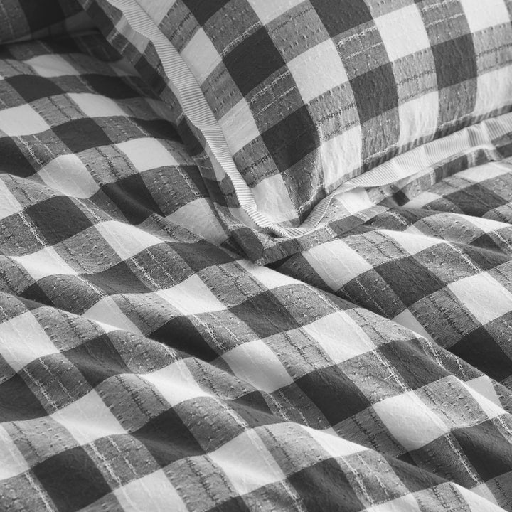 Private Collection Waverley Charcoal Quilt Cover Set Detail | My Linen