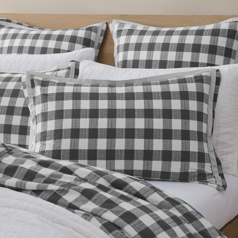 Private Collection Waverley Charcoal Quilt Cover Set Pillow | My Linen