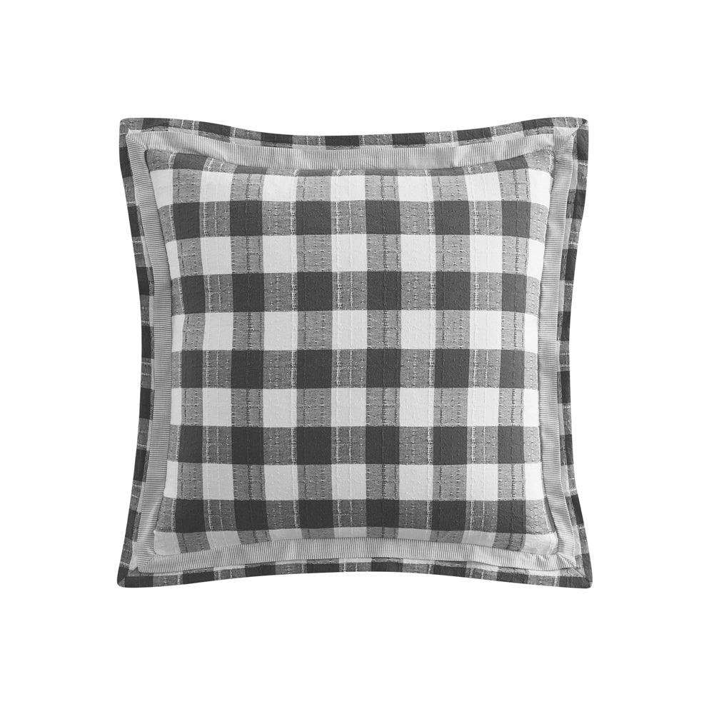 Private Collection Waverley Charcoal Square Filled Cushion | My Linen