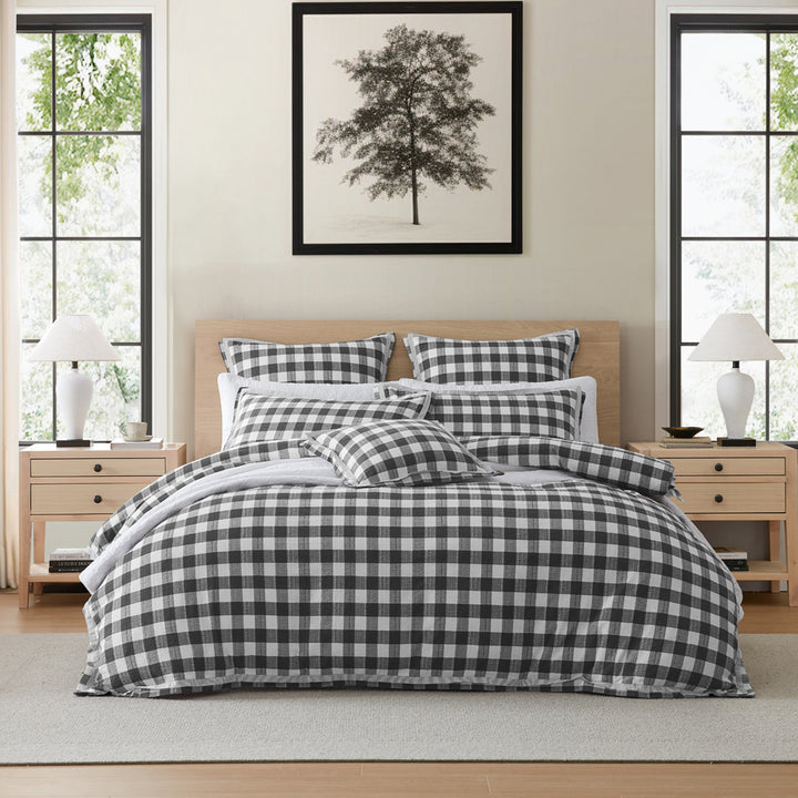 Private Collection Waverley Charcoal Quilt Cover Set | My Linen