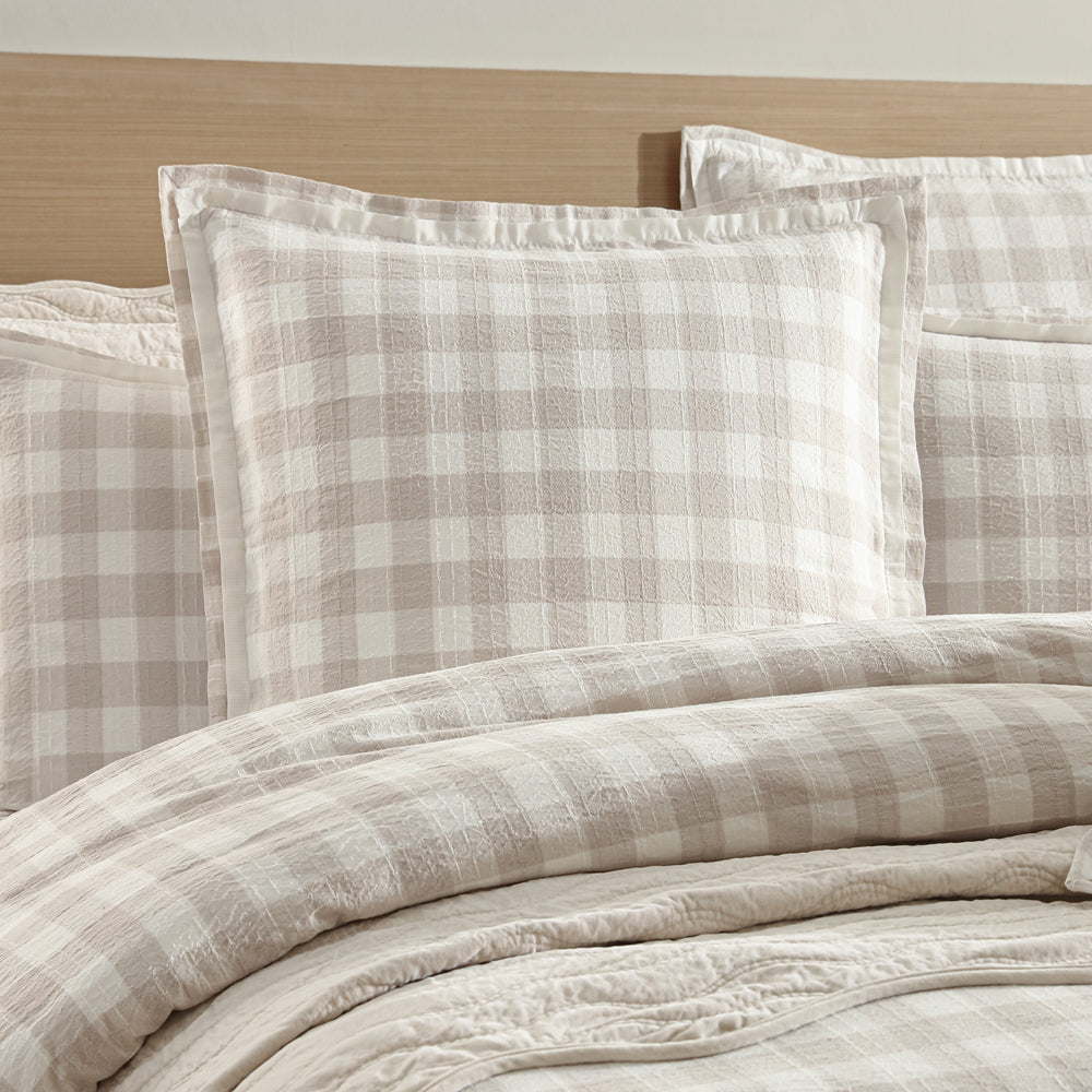 Private Collection Waverley Stone European Pillowcase Lifestyle| My Linen