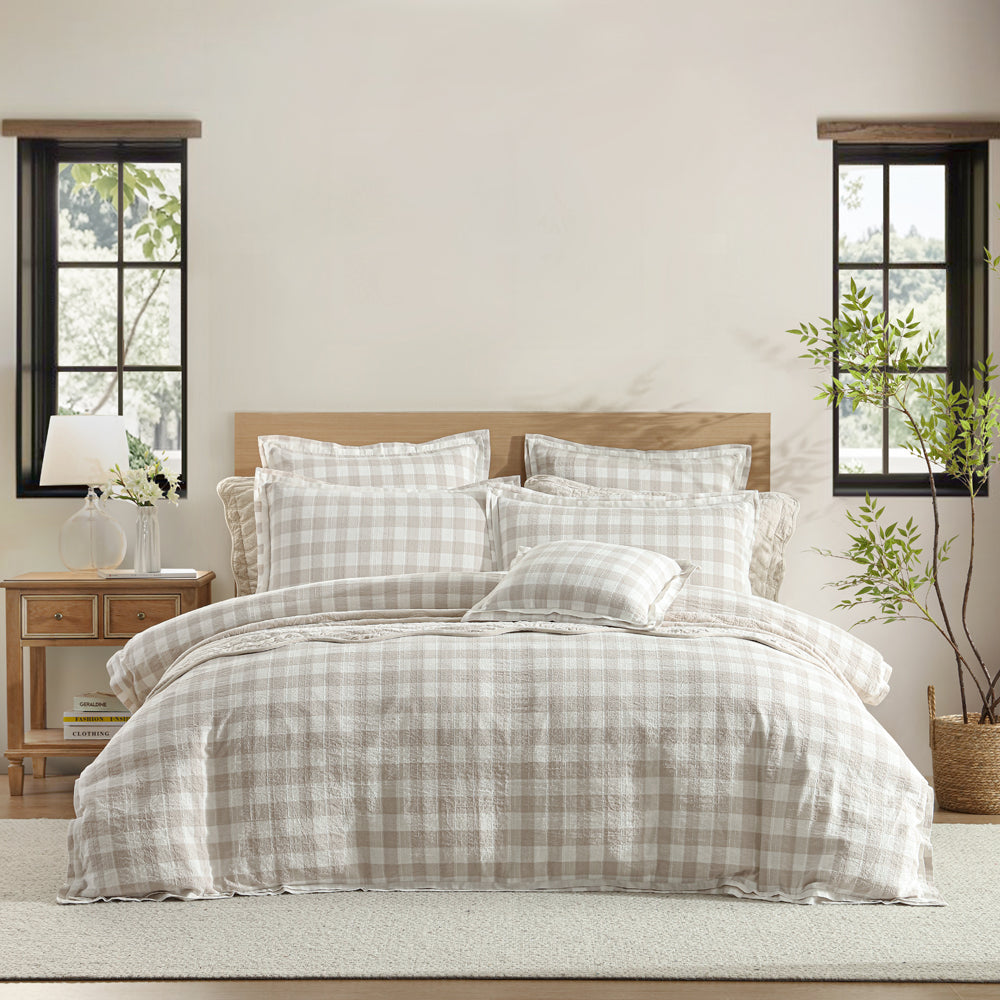 Private Collection Waverley Stone Quilt Cover Set | My Linen