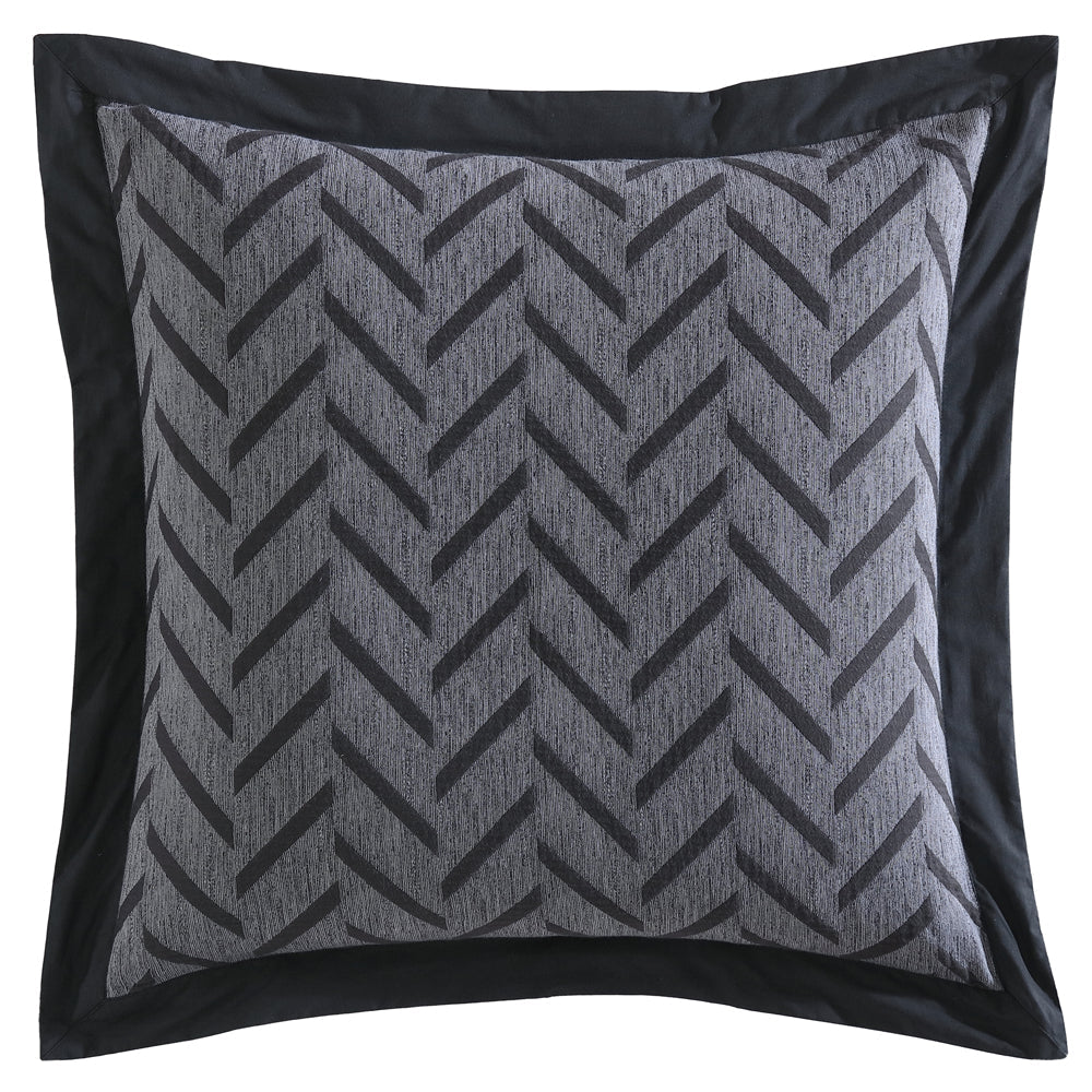 Westport Charcoal European Pillowcase