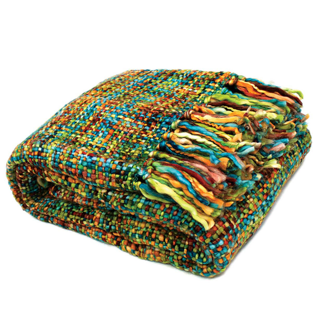 Oslo Peacock Throw