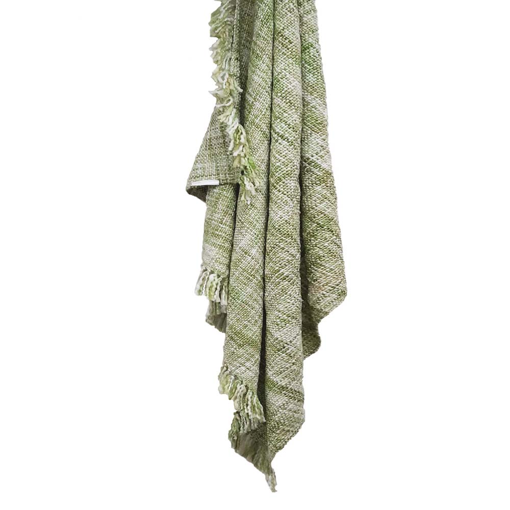 Oslo Green Grass Throw
