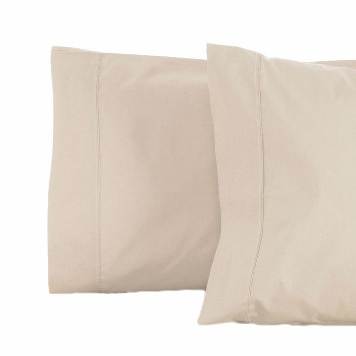 La Via 100% Cotton 400TC Linen Standard Pillowcase | 2 Pack