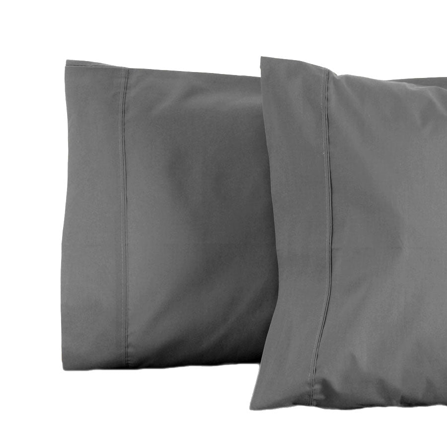 La Via 100% Cotton 400TC Midnight Standard Pillowcase | 2 Pack