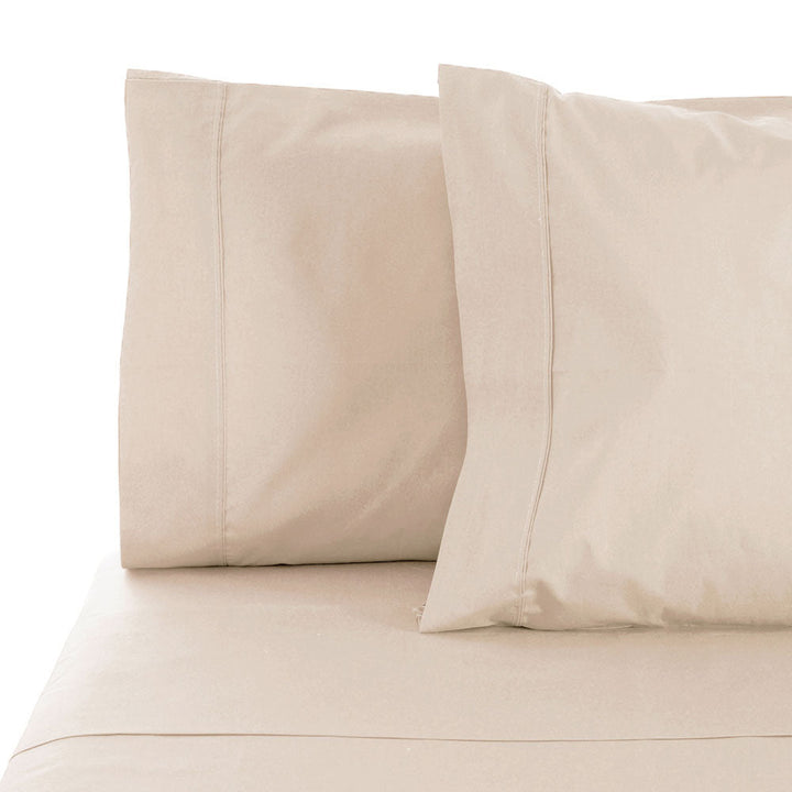 La Via 100% Cotton Fitted Sheet 400TC Linen | King Bed