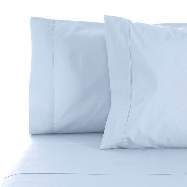 La Via 100% Cotton Fitted Sheet 400TC Seafoam | Queen Bed