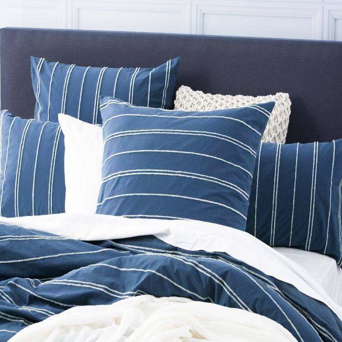 Hudson Blue European Pillowcase