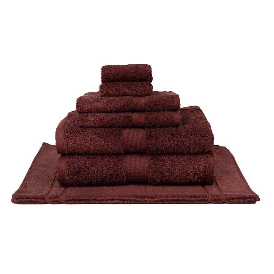 100% Combed Cotton Towels Shiraz | 7pc Bath Sheet Set