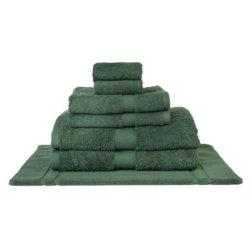 100% Combed Cotton Towels Forest | 7pc Bath Towel Set