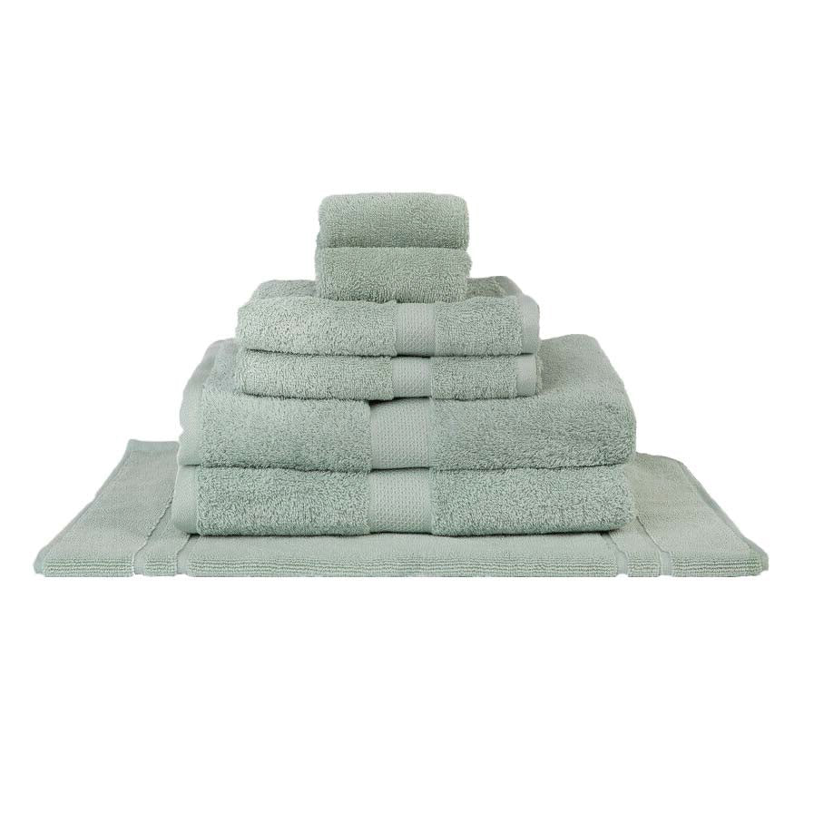 100% Combed Cotton Towels Frost | 7pc Bath Towel Set