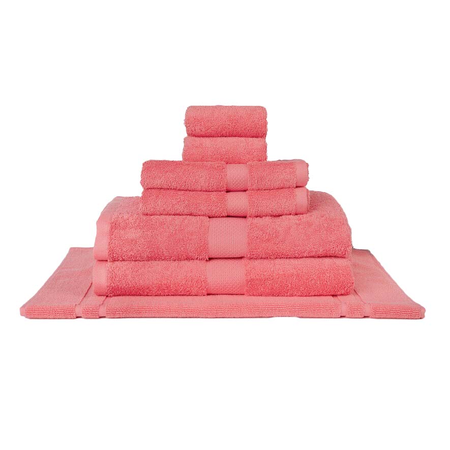 100% Combed Cotton Towels Lip Gloss | 7pc Bath Towel Set