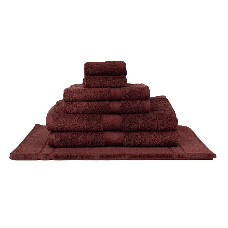 100% Combed Cotton Towels Shiraz | 7pc Bath Towel Set