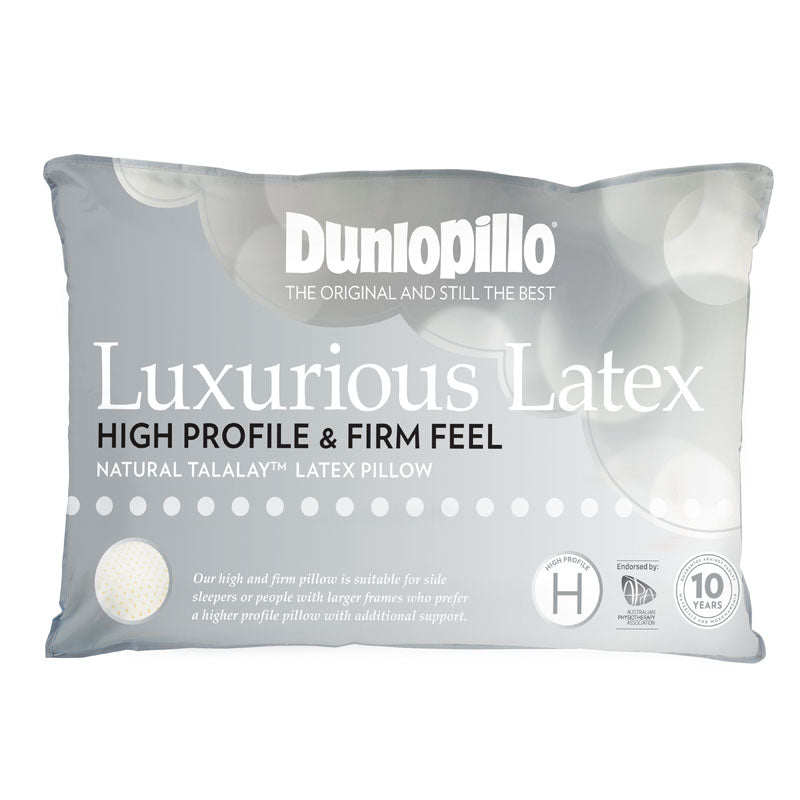 Luxurious Latex High Profile Firm Feel Pillow