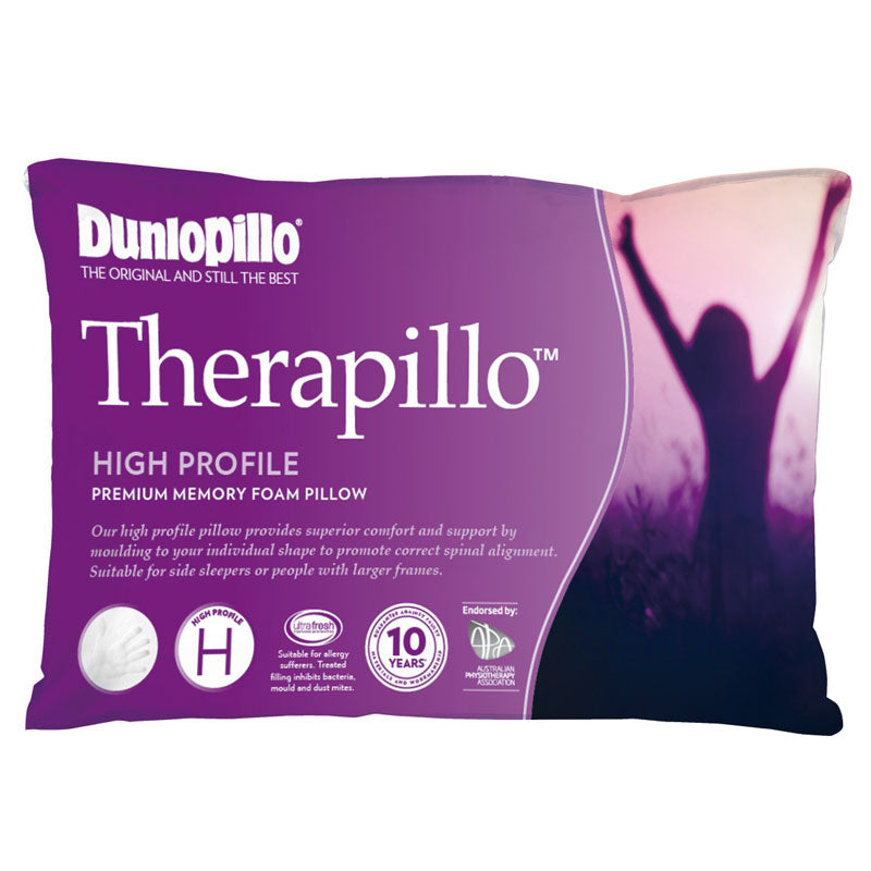 Therapillo Memory Foam High Profile Pillow