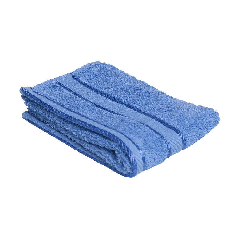 100% Cotton Blue Towels | Face Washer