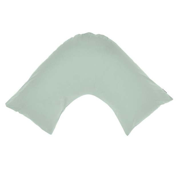 Augusta 100% Cotton 500TC Green Gum V Shaped Pillowcase